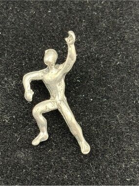 Silver 925 Athletic Figure Pendant Unbranded